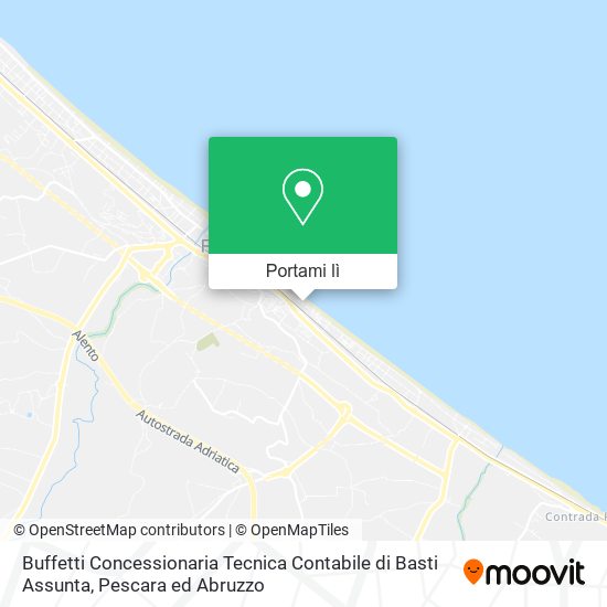 Mappa Buffetti Concessionaria Tecnica Contabile di Basti Assunta