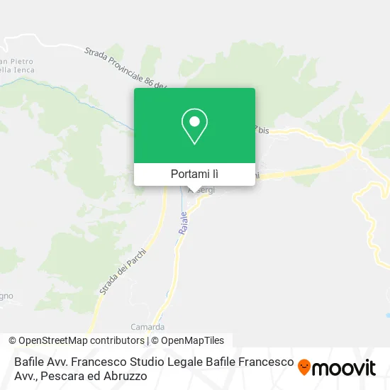 Mappa Bafile Avv. Francesco Studio Legale Bafile Francesco Avv.