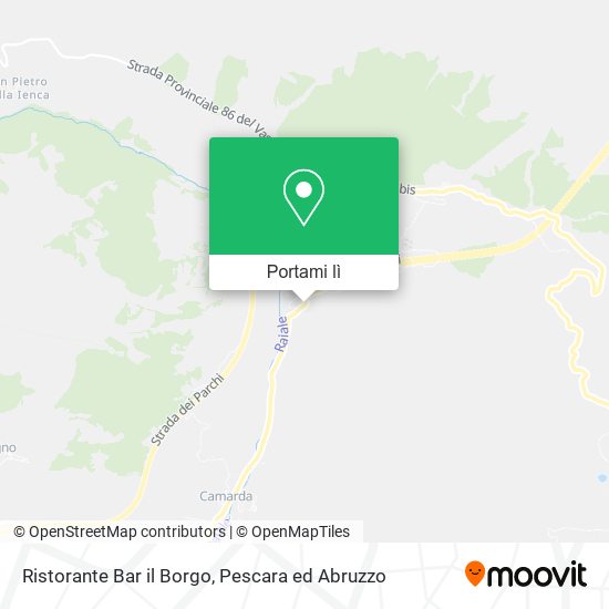 Mappa Ristorante Bar il Borgo