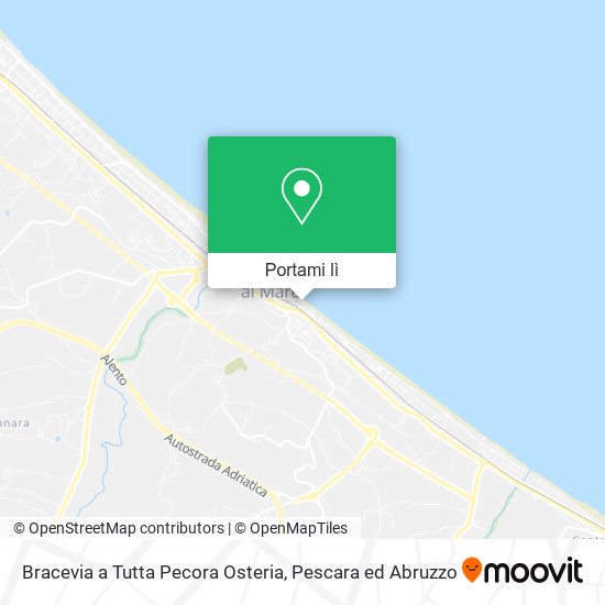 Mappa Bracevia a Tutta Pecora Osteria