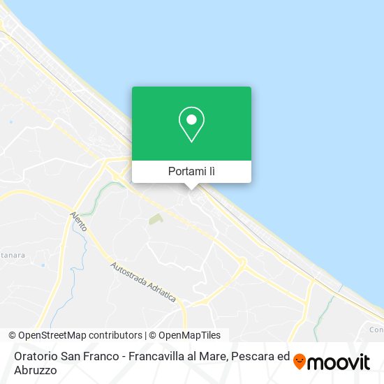 Mappa Oratorio San Franco - Francavilla al Mare