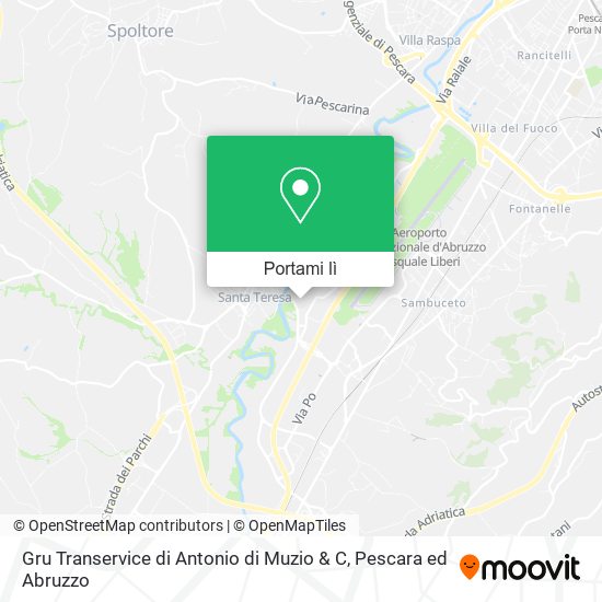 Mappa Gru Transervice di Antonio di Muzio & C