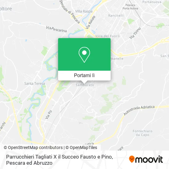Mappa Parrucchieri Tagliati X il Succeo Fausto e Pino
