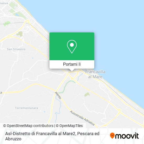 Mappa Asl-Distretto di Francavilla al Mare2