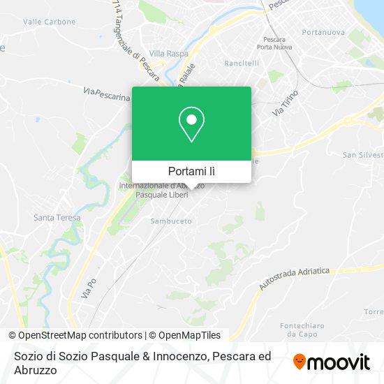 Mappa Sozio di Sozio Pasquale & Innocenzo