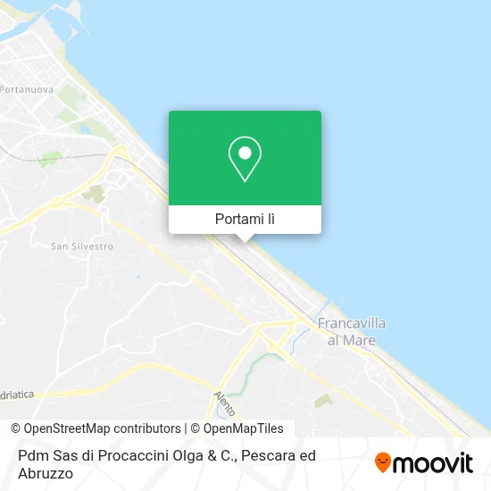 Mappa Pdm Sas di Procaccini Olga & C.