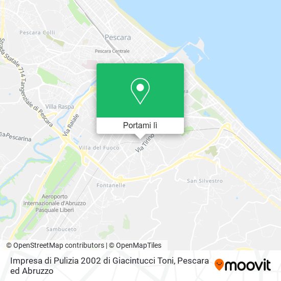 Mappa Impresa di Pulizia 2002 di Giacintucci Toni