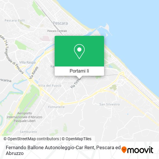 Mappa Fernando Ballone Autonoleggio-Car Rent