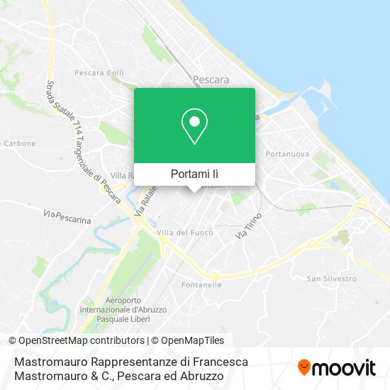 Mappa Mastromauro Rappresentanze di Francesca Mastromauro & C.