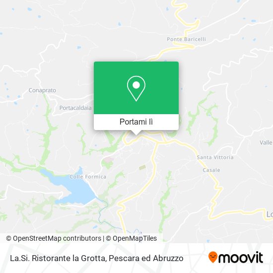 Mappa La.Si. Ristorante la Grotta
