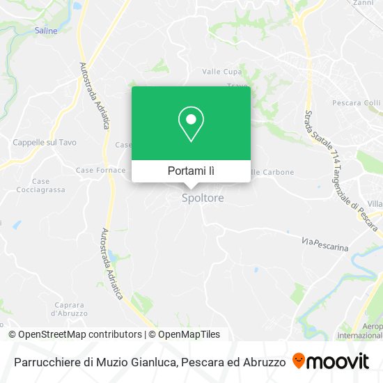 Mappa Parrucchiere di Muzio Gianluca