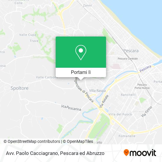 Mappa Avv. Paolo Cacciagrano