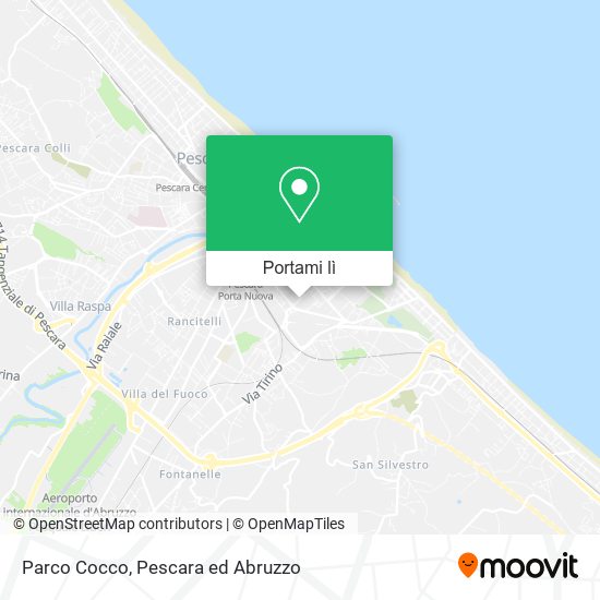 Mappa Parco Cocco