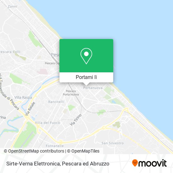 Mappa Sirte-Verna Elettronica