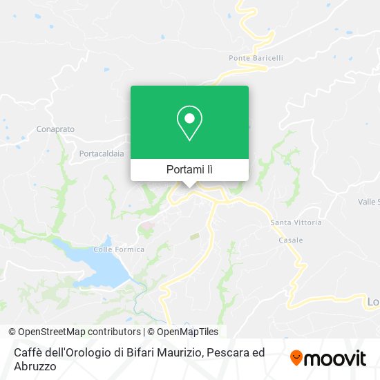 Mappa Caffè dell'Orologio di Bifari Maurizio