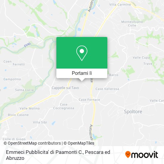 Mappa Emmeci Pubblicita' di Paamonti C.