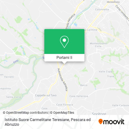 Mappa Istituto Suore Carmelitane Teresiane