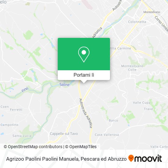 Mappa Agrizoo Paolini Paolini Manuela