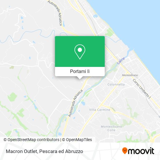 Mappa Macron Outlet