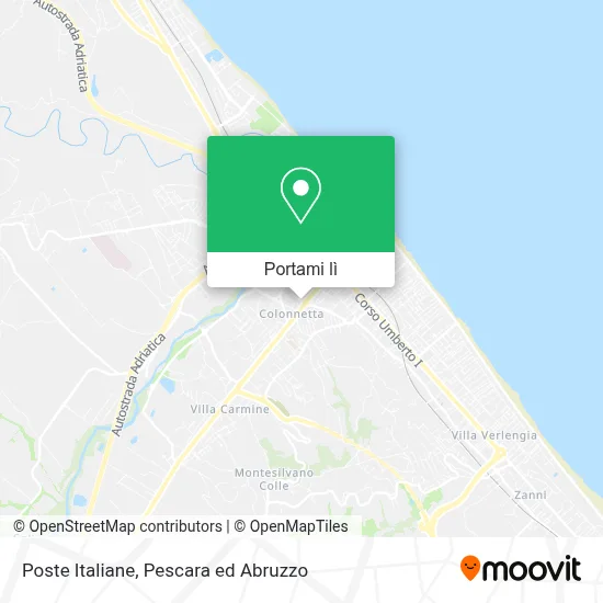 Mappa Poste Italiane