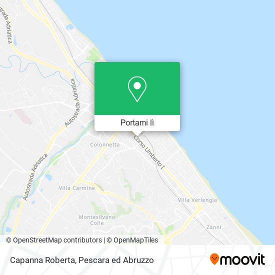 Mappa Capanna Roberta