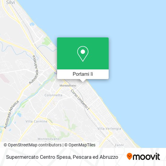 Mappa Supermercato Centro Spesa