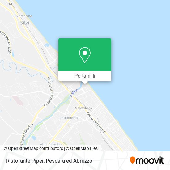 Mappa Ristorante Piper