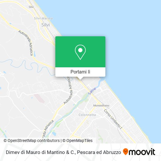 Mappa Dimev di Mauro di Mantino & C.
