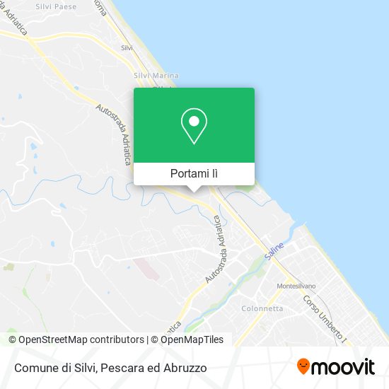 Mappa Comune di Silvi