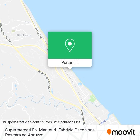 Mappa Supermercati Fp. Market di Fabrizio Pacchione