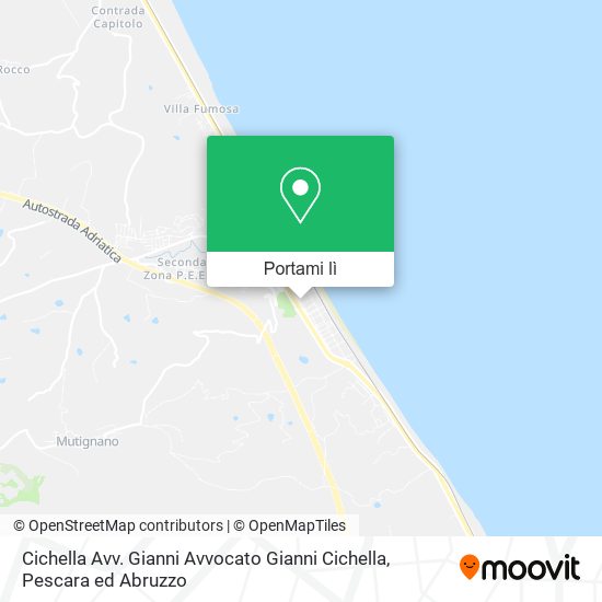 Mappa Cichella Avv. Gianni Avvocato Gianni Cichella