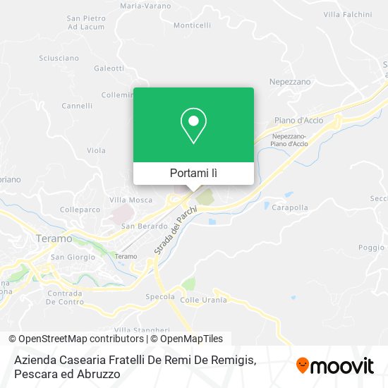 Mappa Azienda Casearia Fratelli De Remi De Remigis