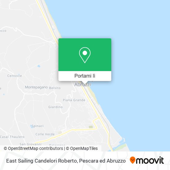 Mappa East Sailing Candelori Roberto
