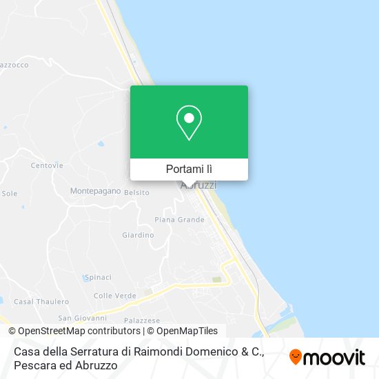 Mappa Casa della Serratura di Raimondi Domenico & C.