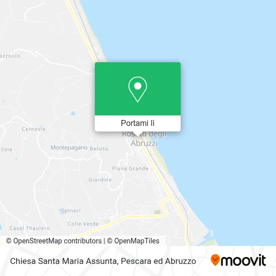 Mappa Chiesa Santa Maria Assunta