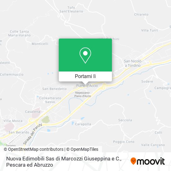 Mappa Nuova Edimobili Sas di Marcozzi Giuseppina e C.