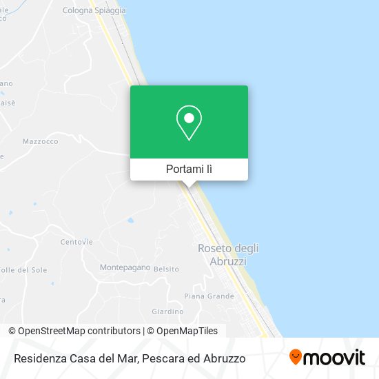 Mappa Residenza Casa del Mar
