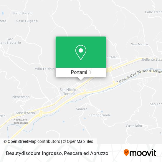 Mappa Beautydiscount Ingrosso