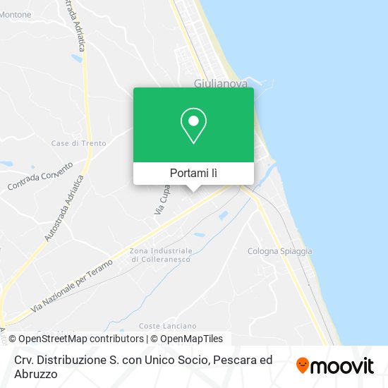 Mappa Crv. Distribuzione S. con Unico Socio