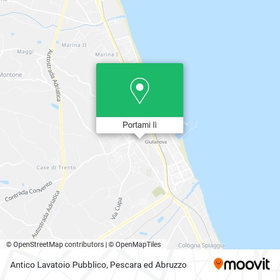 Mappa Antico Lavatoio Pubblico
