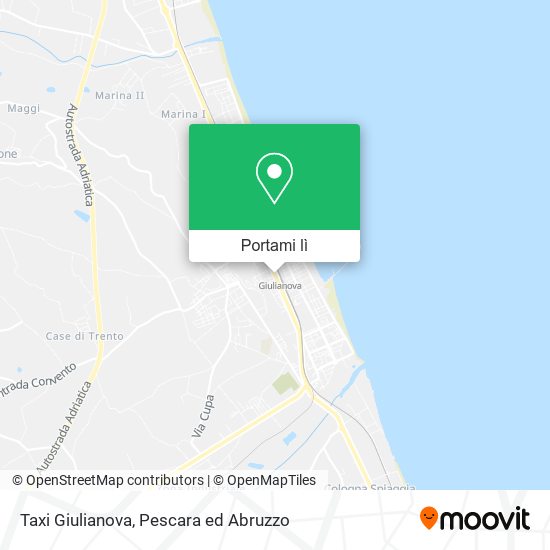Mappa Taxi Giulianova