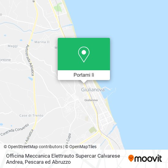 Mappa Officina Meccanica Elettrauto Supercar Calvarese Andrea
