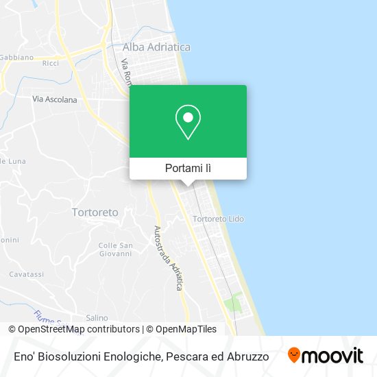 Mappa Eno' Biosoluzioni Enologiche