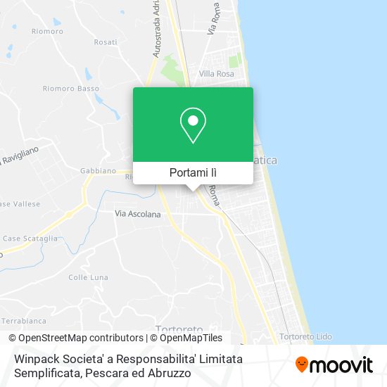 Mappa Winpack Societa' a Responsabilita' Limitata Semplificata