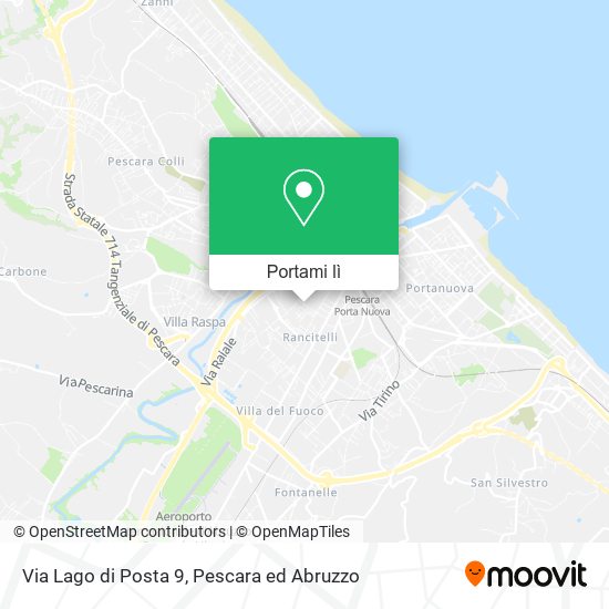 Mappa Via Lago di Posta  9