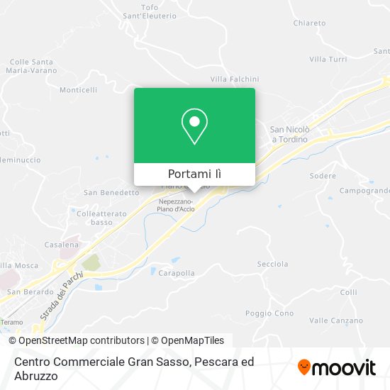 Mappa Centro Commerciale Gran Sasso