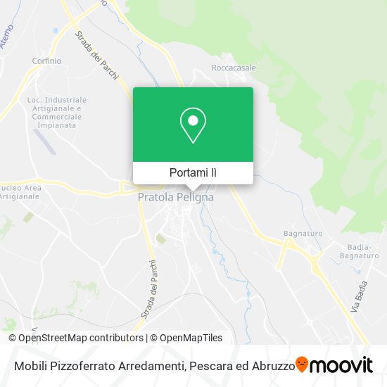 Mappa Mobili Pizzoferrato Arredamenti
