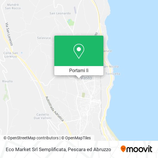 Mappa Eco Market Srl Semplificata