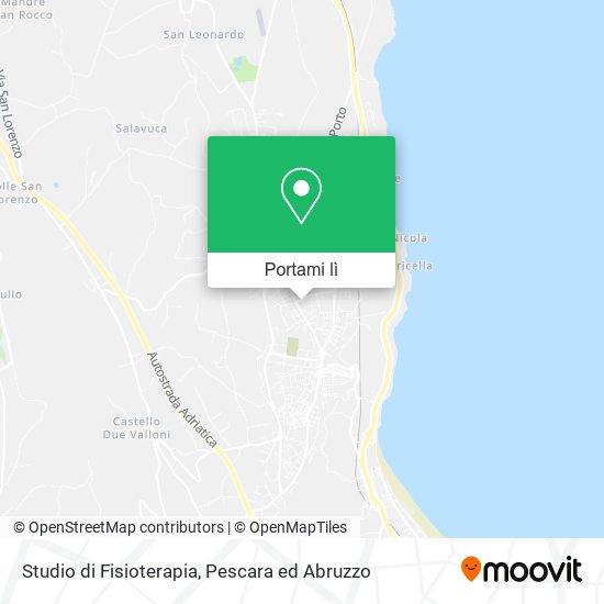 Mappa Studio di Fisioterapia