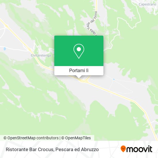 Mappa Ristorante Bar Crocus